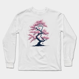 Sakura Cherry Blossom Tree Japanese Long Sleeve T-Shirt